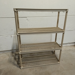 Plastic rack - 122x46x160cm